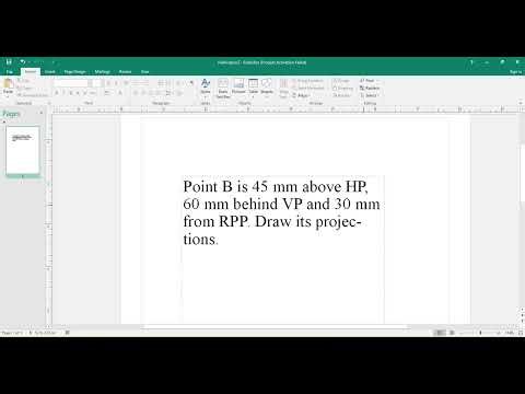 Side View in LPP & RPP in AutoCAD - Q6 | Engineering Graphics Tutorial for Beginners