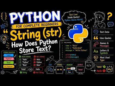15. Python Strings Explained | What Is a String in Python? | Python for Beginners
