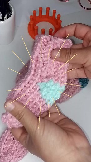 Calcetinsitos tejidos en telar circular | paso a paso #telar #telarcircular #loom #circularloom #tejido #manualidades #diy #calcetinestejidos #knit