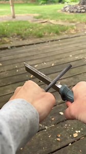 The Camillus Swedge knife features a 4.3” blade made of Titanium Bonded 420 stainless steel. It includes a sheath that protects against debris and other foreign materials. It has a beefy spine which is 1/4” thick. Its a total workhorse and is currently available at Home Depot for under 20.00 here: https://www.homedepot.com/p/Swedge-8-75-in-Fixed-Blade-Knife-19624/321963003 8.75 in. overall length 4.5 in. blade Hard molded sheath with belt clip 1/4 in. thick spine with file tread Titanium bonded 