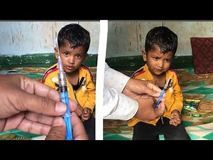 Most Viral injection Videos of child baby boy
