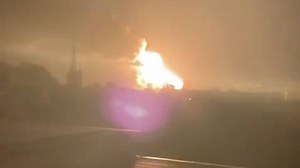 Fire rages in Kent factory following 'huge explosion' at industrial unit | LBC