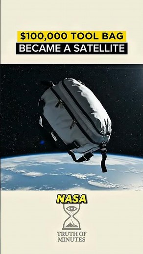 She Lost a $100,000 Tool Bag in Space – It Became a Satellite #nasa