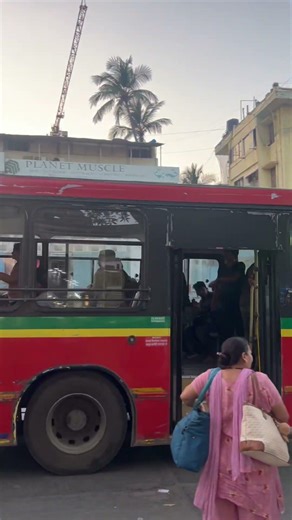 Mumbai Best Bus Tata Marcopolo Route 203