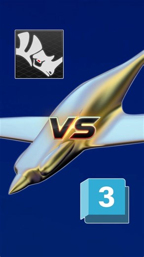 Rhino beats 3ds Max in this thing #3dmodeling #comparison #rhino3d #3ds max