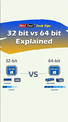Windows 32 bit vs 64 bit | Check & Upgrade to 64-bit #windowstips #64bit