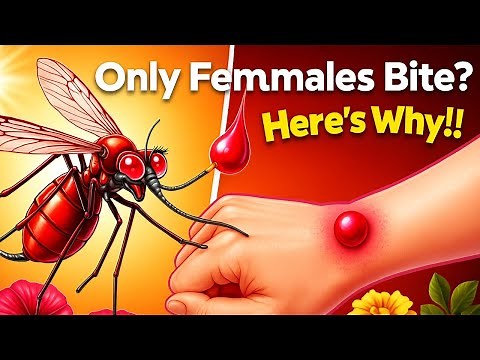 Why Only Female Mosquitoes Bite You (And It’s NOT What You Think!)