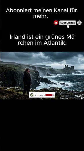 Irland ist eine Insel, die mit Nebel träumt