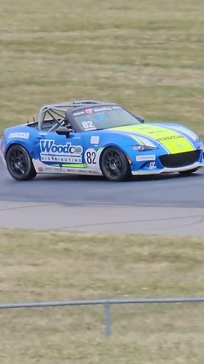 MX-5 Miata Cup racecar on Track! 🏎️ #shorts #mazda