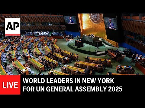 LIVE: World leaders speak at UN General Assembly 2025 Day 3