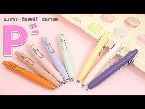 【小型最強】かわいすぎる ユニボールワン P ペン軸 全色レビュー｜ぴーすけチャンネル