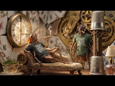 Trapping with Roaches episode 1 #animation #hoodcomedy #fyp