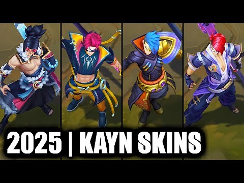ALL KAYN SKINS SPOTLIGHT 2025 | League of Legends