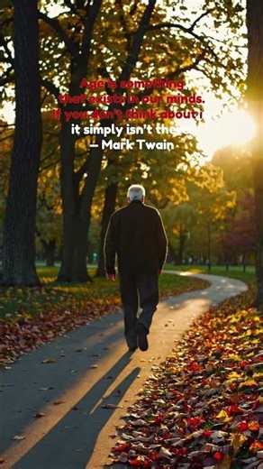 Age Is Just a State of Mind — Mark Twain #marktwain #quotes #wisdom #mindset #shorts