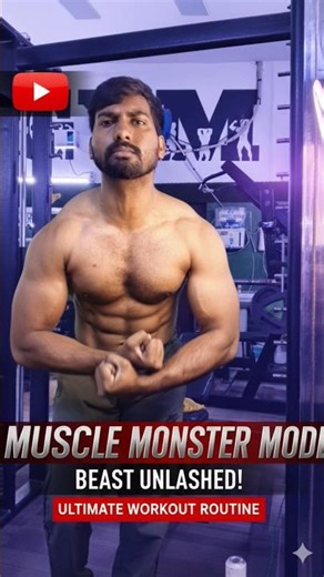 MONSTER #gym #motivation #strength #growth #shorts #edit