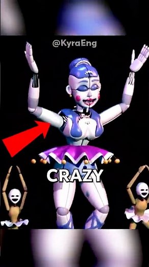 The TRAGIC origin of Ballora... 🩰💀 #fnaf