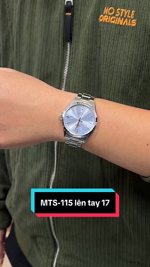 Ice Blue Casio MTS-115 Review