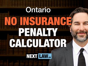 Ontario's No Insurance Lawyer | 2024 - Penalty Calculator