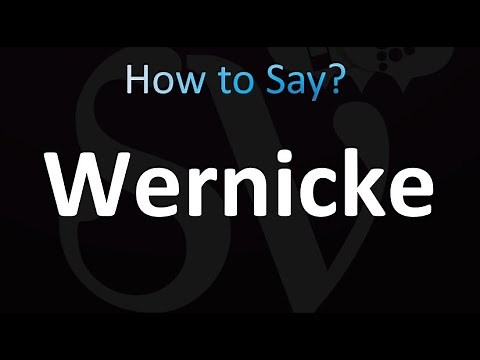 How to Pronounce Wernicke (Correctly!)