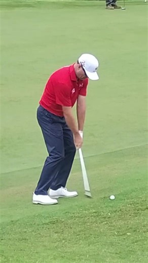 Zach Johnson chips to within 1 foot of cup at Insperity