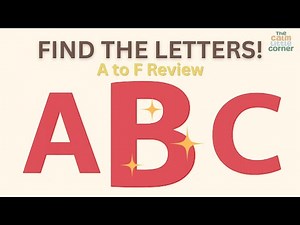 Find the Letters A–F | Calm Alphabet Game for Toddlers | Learn the Alphabet