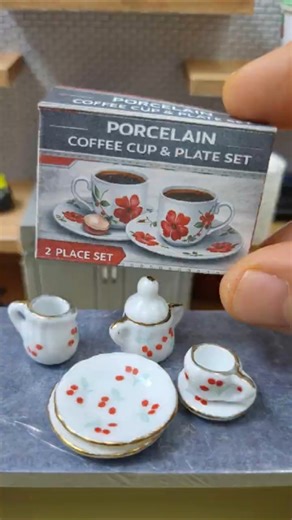Unboxing Miniature Kitchen Plate Set ASMR #satisfying #miniature #diy #miniverse #minibrands