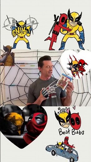 Hugh Jackman as Wolverine Saying Buy Deadpool and Wolverine on DVD 📀❤️ #wolverine #deadpool #movie