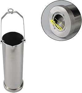 YJINGRUI Non Sparking Oil Sampler Petroleum Sampler Liquid Bottle Sampling Can Zone Samplers for Oil Liquid (Stainless Steel 304, 500ml)