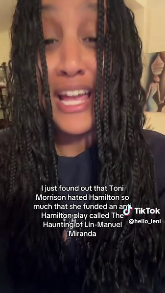 an icon doing iconic things 😭 #story #Relatable #funny #fyp #Foryou | toni morrison hamilton