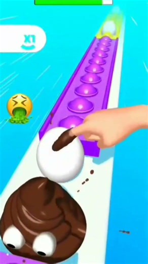 Pop run 3d Gameplay 1 level #gaming #Games #funny #poprun #gaming #gameplay #shorts