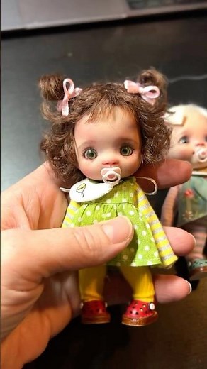 Handmade Dolls | Custom OOAK Mini Dolls | Alex Berg #dolls #handmadedoll