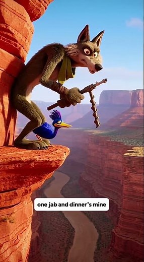 😂 Wile E. Coyote's Classic Trap Fails! Falls Off Cliff AGAIN ⛰️ Looney Tunes Tribute Short #funny