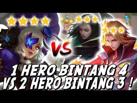 PERTARUNGAN HERO LEGEND BINTANG 4 VS 2 HERO LEGEND BINTANG 3 ! GOKIL SENGIT PARAHMEN !!!