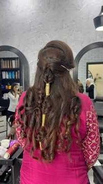 Perfect Barat Party Look | Soft Glam & Sleek Hair