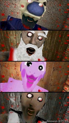 Basement Bad Ending | Ice Scream 1 Granny vs Granny 1.8.8 Christmas vs Luntik Granny vs Anime Granny