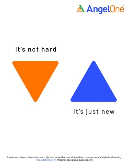 The challenge isn’t the difficulty, it’s the unfamiliarity. Once you get the hang of it, it’s smooth sailing! ⛵ #AdaptAndConquer #GrowthMindset #Motivation | Angel One