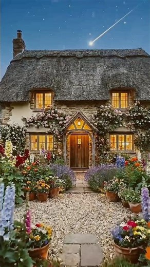 Cozy Night in an English 🇬🇧 Cottage: Aesthetic Tour #cottagecoreaesthetic