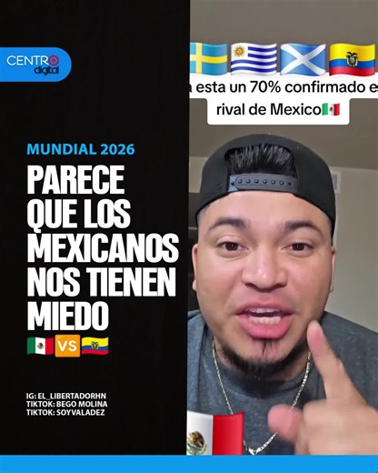 😂🇪🇨 ¿SERÁ QUE MÉXICO NOS TIENE MIEDO? La posibilidad de un Ecuador 🇪🇨🆚🇲🇽 en los 16avos ya está dando de qué hablar... y varios influencers mexicanos no ocultaron su preocupación tras la histórica victoria de la Tri sobre Alemania. 😅 Entre los comentarios más virales aparecieron frases como:
