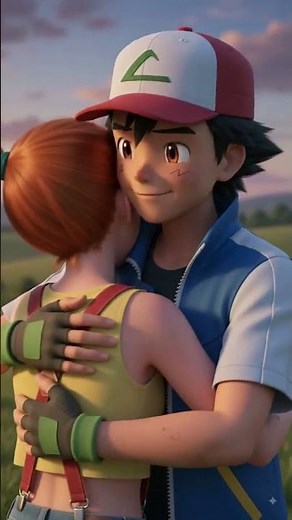 Ash ❤️ misty Most Emotional Hug 🥹💖 | Pokémon Love Moment #shorts #shortvideo #pokemon