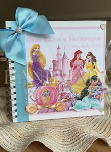 Personalised customisable Disneyland autograph book - Etsy 日本