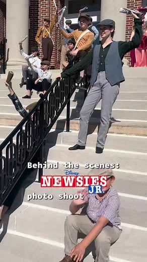 Extra! Extra! Read all about it! Our amazing Newsies Jr. cast took to Downtown Winter Garden today for their promotional photo shoot! 📸✨ We can’t wait to share the full gallery — these kids truly brought the spirit of New York to the streets of Winter Garden. #newsiesjr #drphillipscenter #childrenstheatre | Tap Into Theater Academy