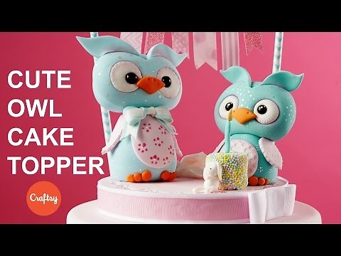 Cute Owl Animal Topper for Cakes | Figure Modeling Tutorial with Brenda Walton