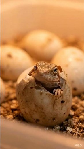 Baby Bearded Dragon Birth: From Egg to Hatchling #naturetimelapse #wildlife #marinemystery