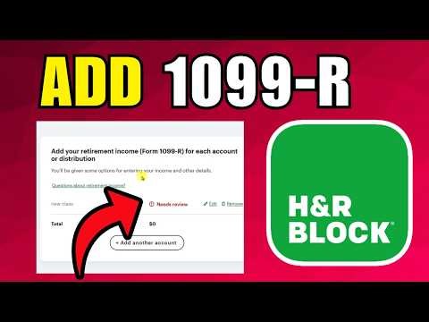 How To Add 1099 R On H&R Block (2026) (Best Method)