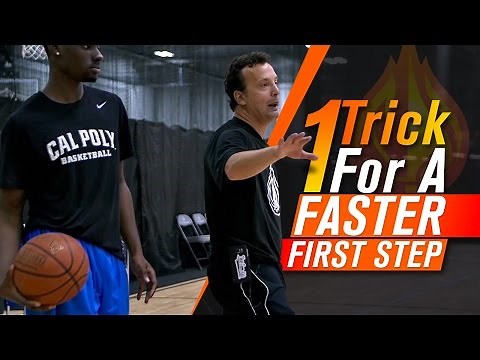 Basketball Moves: 1 Easy Trick For A FASTER FIRST STEP with Coach Nick