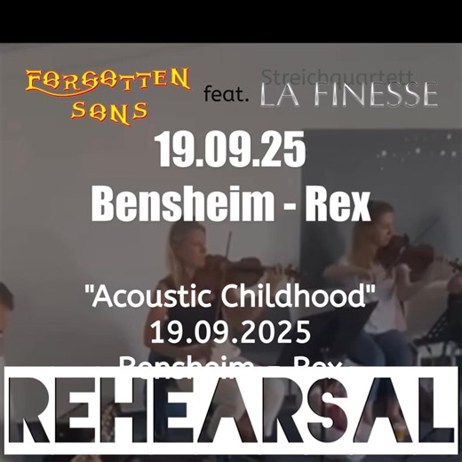 Ein kleiner Vorgeschmack ... | Forgotten Sons - Marillion Tribute Band
