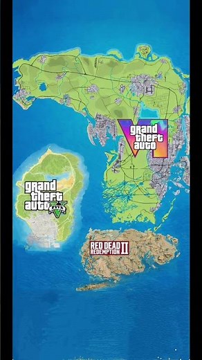 🎮 GTA 6 vs GTA V vs Red Dead Redemption 2 Map Size Comparison – Rockstar’s World Scale Explained