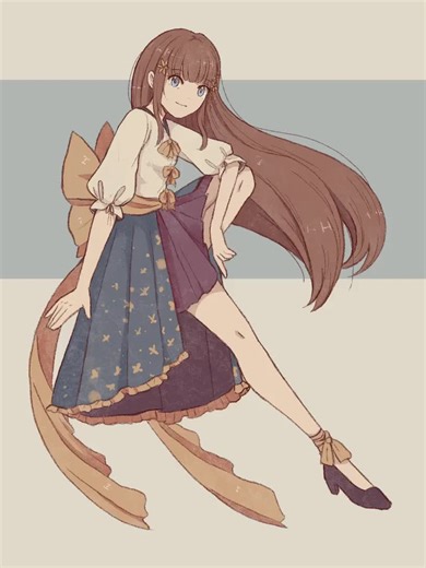 OC/my vtuber character drawing process on procreate 🦋⭐ #procreate #oc #original #animeart #vtuber #fyp #digitalart #speeddrawing