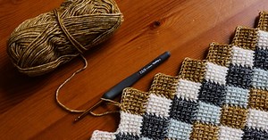 Beautiful crochet entrelac stitch - Free instructions