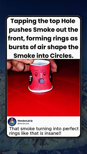 Smoke Rings Are Made Using Air Pressure!!